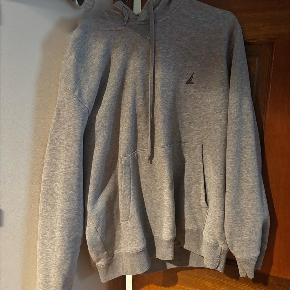 Nautica Light Gray Hoodie